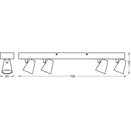 Ledvance - LED Starmetis DECOR NEPTUNE LED/27W/230V