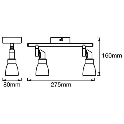 Ledvance - LED Starmetis SPOT 2xG9/2W/230V