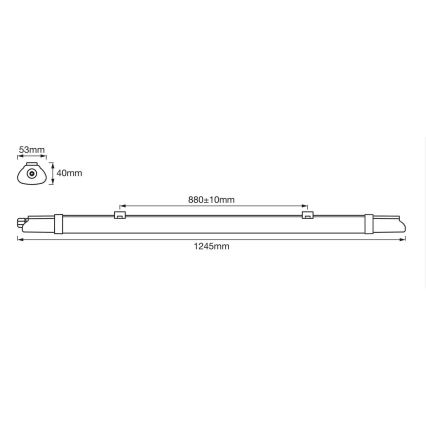 Ledvance - LED Technical gaiša SUBMARINE LED/18W/230V IP65