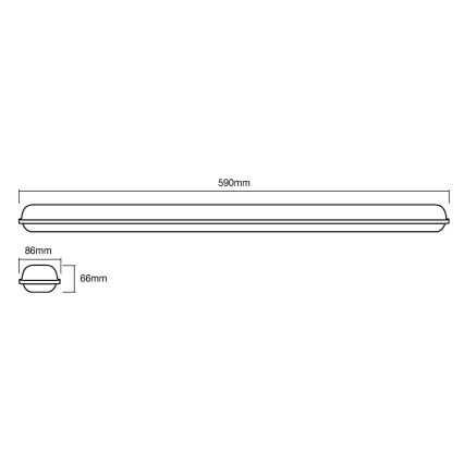 Ledvance - LED Technical gaiša SUBMARINE LED/18W/230V IP65