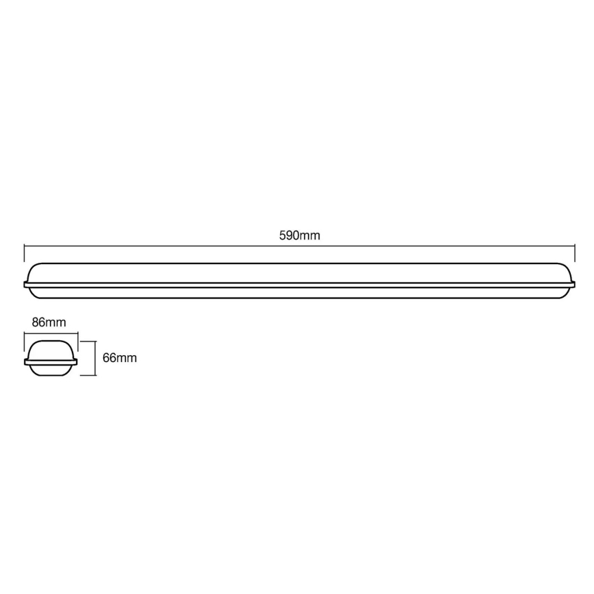 Ledvance - LED Technical gaiša SUBMARINE LED/18W/230V IP65