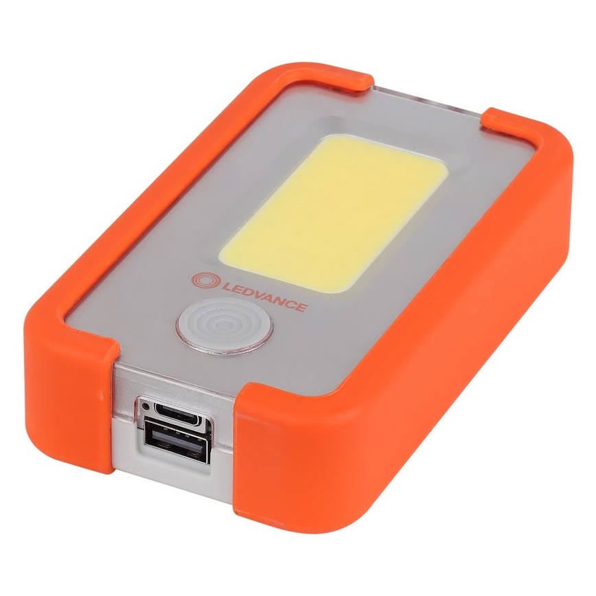 Ledvance - LED Uzlādējams lukturis ar ārējo akumulatoru FLASHLIGHT LED/4W/5V 3000mAh IPX2