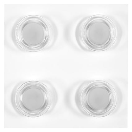 Ledvance - LED Vannas istabas griestu lampa ORBIS FLAME 4xLED/5,5W/230V 3000/4000K IP44 balta