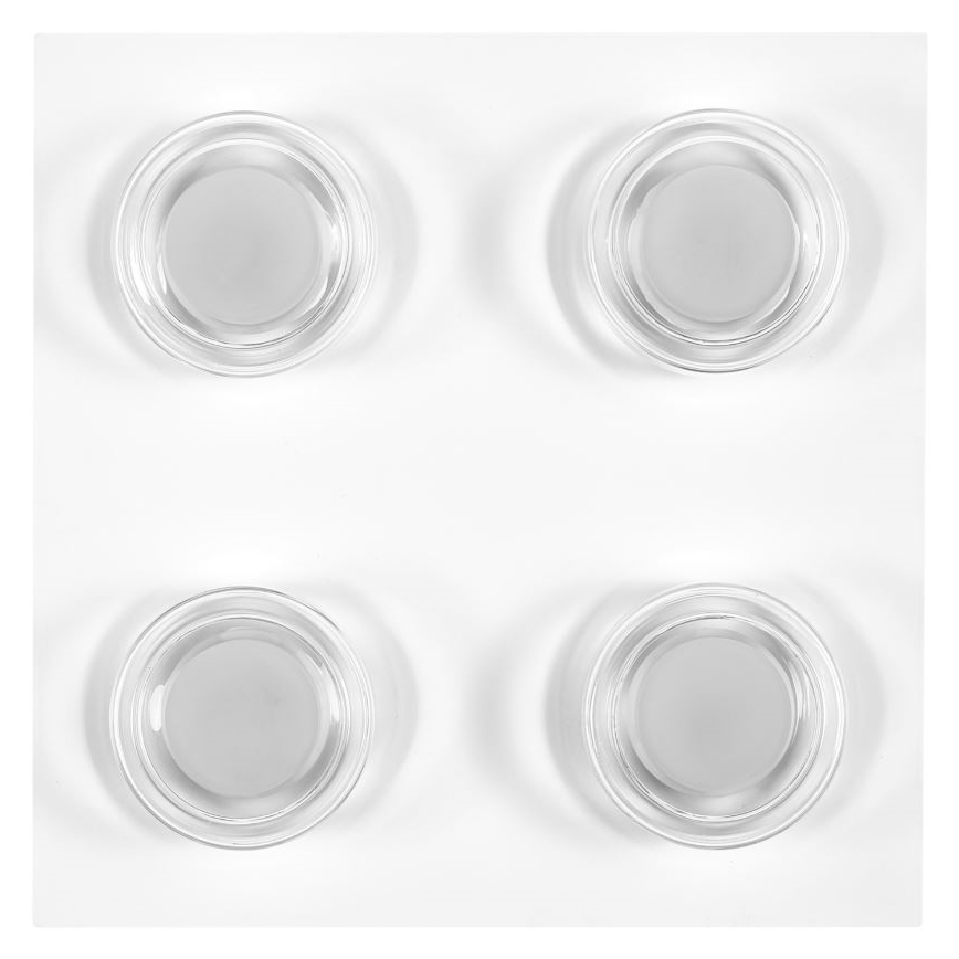 Ledvance - LED Vannas istabas griestu lampa ORBIS FLAME 4xLED/5,5W/230V 3000/4000K IP44 balta