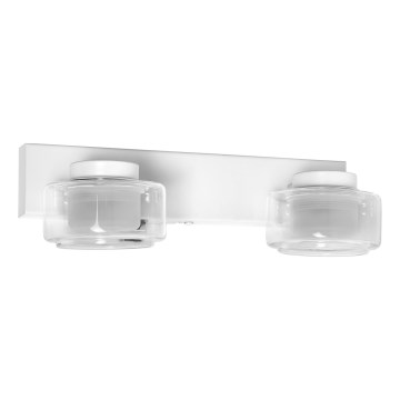 Ledvance - LED Vannas istabas sienas lampa ORBIS FLAME 2xLED/5,5W/230V 3000/4000K IP44 balta
