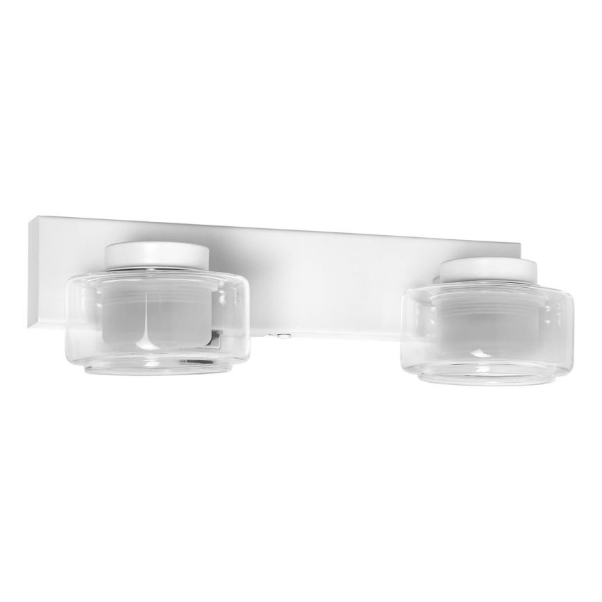 Ledvance - LED Vannas istabas sienas lampa ORBIS FLAME 2xLED/5,5W/230V 3000/4000K IP44 balta