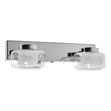 Ledvance - LED Vannas istabas sienas lampa ORBIS FLAME 2xLED/5,5W/230V 3000/4000K IP44 hroms