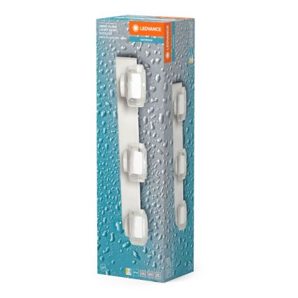 Ledvance - LED Vannas istabas sienas lampa ORBIS FLAME 3xLED/5,5W/230V 3000/4000K IP44 balta