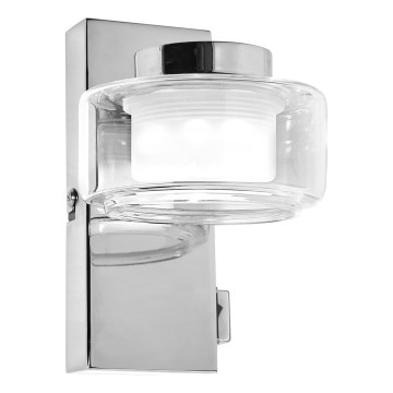 Ledvance - LED Vannas istabas sienas lampa ORBIS FLAME LED/5,5W/230V 3000/4000K IP44 hroms