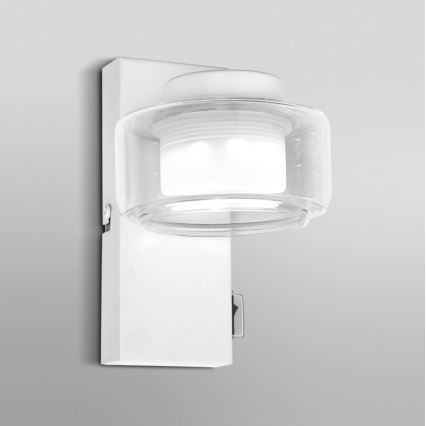 Ledvance - LED Vannas istabas sienas lampa ORBIS FLAME LED/5,5W/230V 3000/4000K IP44 balta