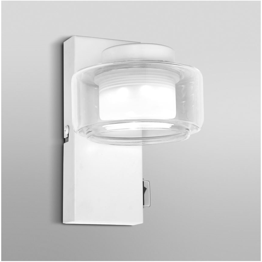 Ledvance - LED Vannas istabas sienas lampa ORBIS FLAME LED/5,5W/230V 3000/4000K IP44 balta