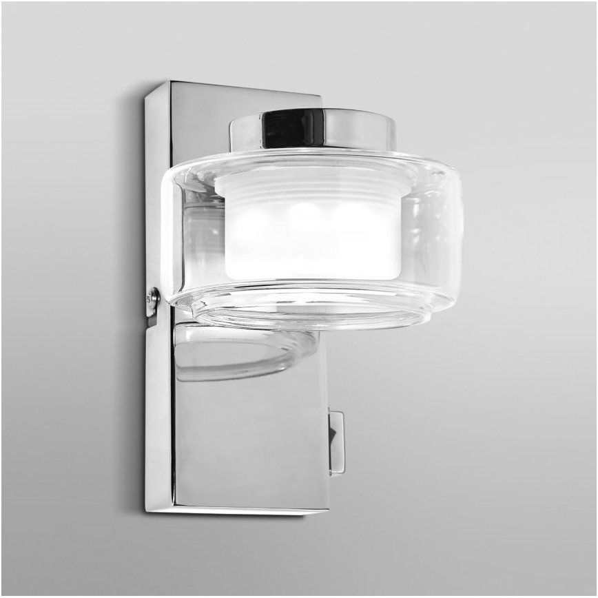 Ledvance - LED Vannas istabas sienas lampa ORBIS FLAME LED/5,5W/230V 3000/4000K IP44 hroms