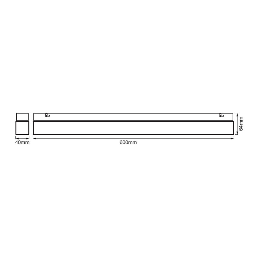 Ledvance - LED Vannas istabas spoguļa apgaismojums SQUARE LED/14W/230V IP44 3000/4000K CRI 90 Ra