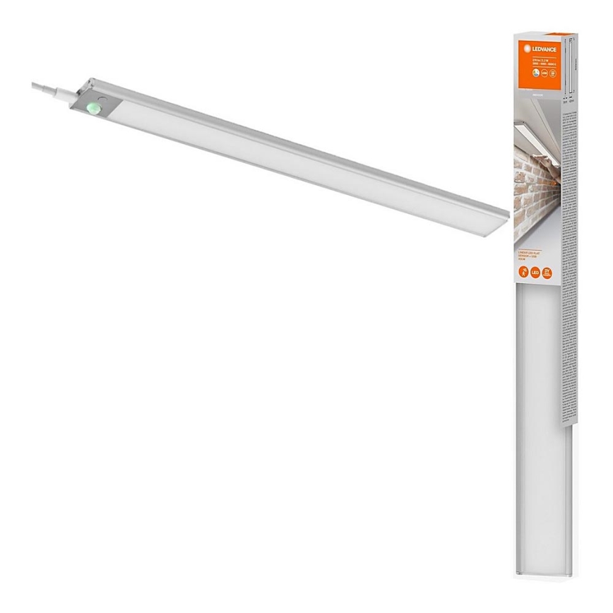 Ledvance - LED Virtuves zem skapīša lampa ar sensoru LINEAR LED/3,2W/5V 1500 mAh 3000/4000/6500K