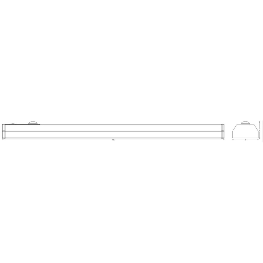 Ledvance - LED Virtuves zem skapīša lampa ar sensoru MOBILE LED/1W/5V 4000K 40 cm