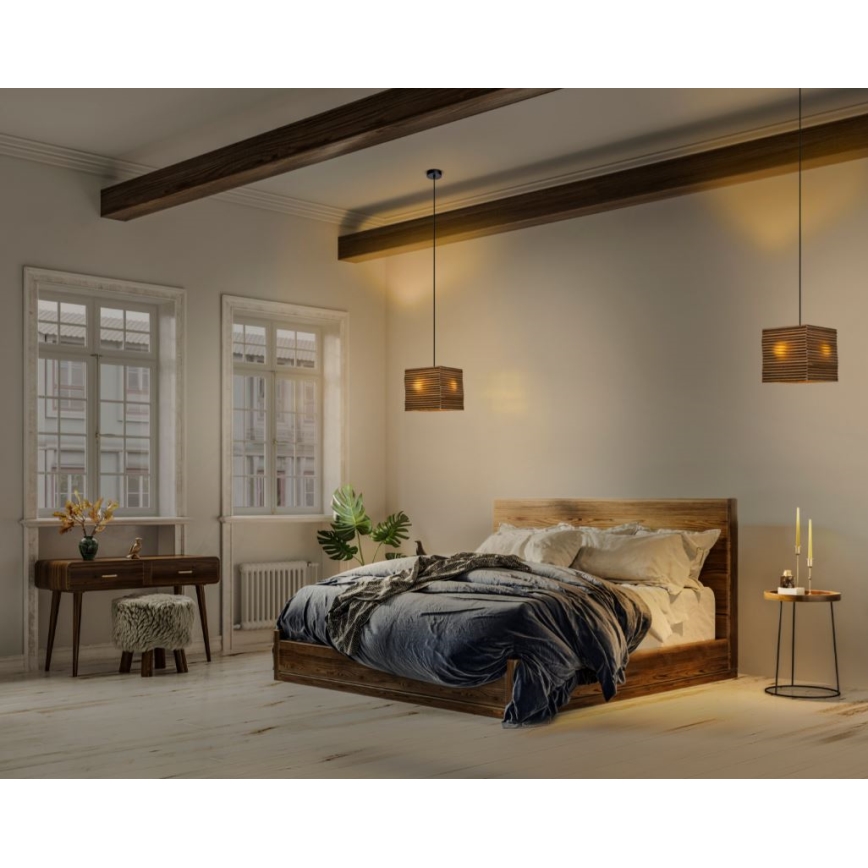 Ledvance - Lustra ar auklu DECOR CARDBOARD 1xE27/15W/230V 25x25 cm
