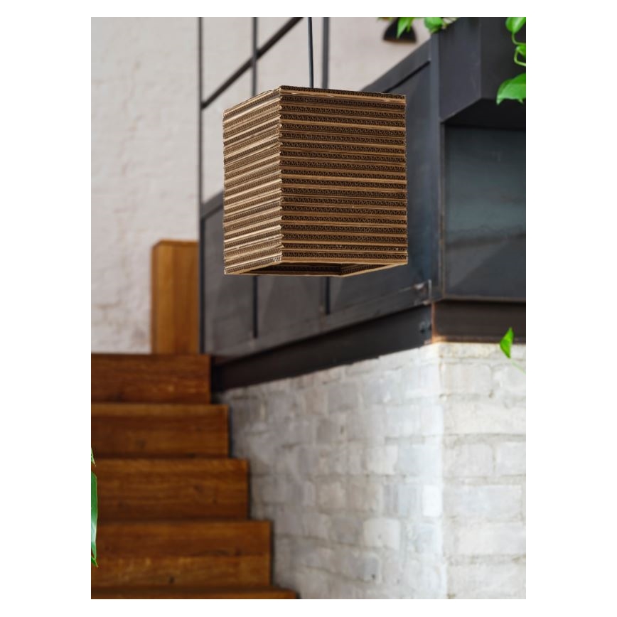 Ledvance - Lustra ar auklu DECOR CARDBOARD 1xE27/15W/230V 25x25 cm