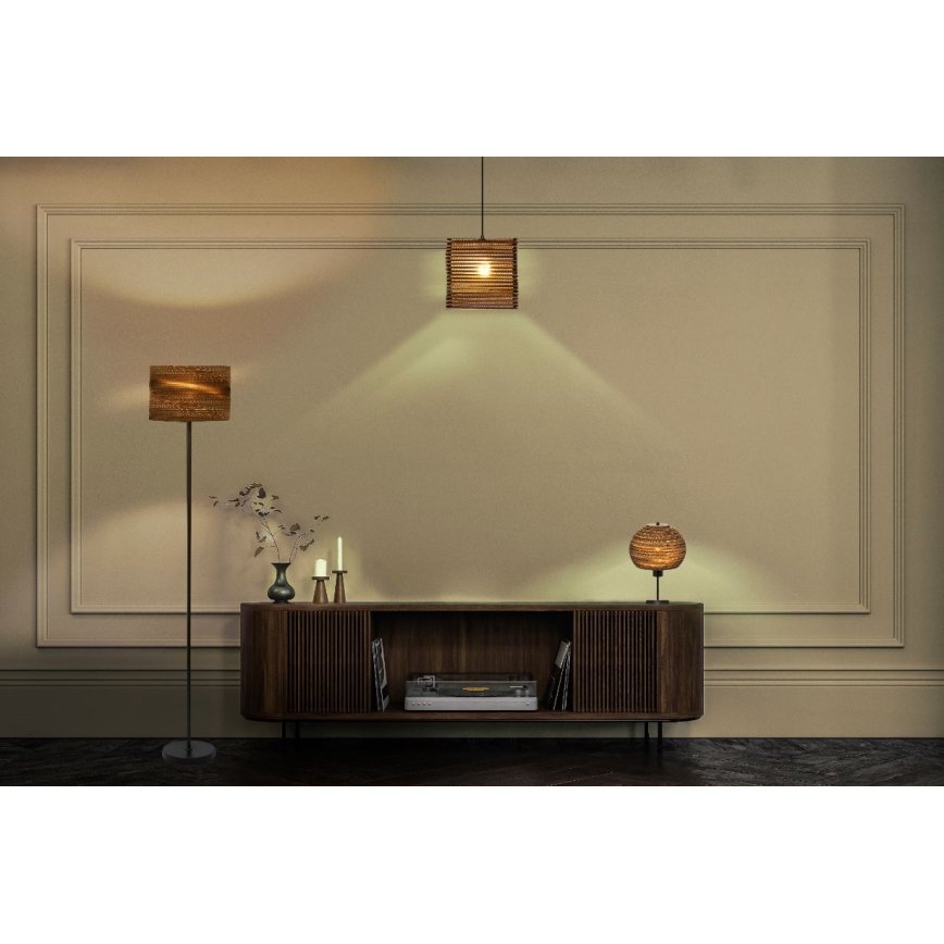 Ledvance - Lustra ar auklu DECOR CARDBOARD 1xE27/15W/230V 25x25 cm