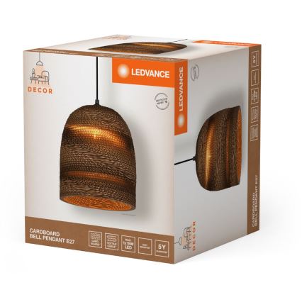 Ledvance - Lustra ar auklu DECOR CARDBOARD 1xE27/15W/230V d. 25 cm
