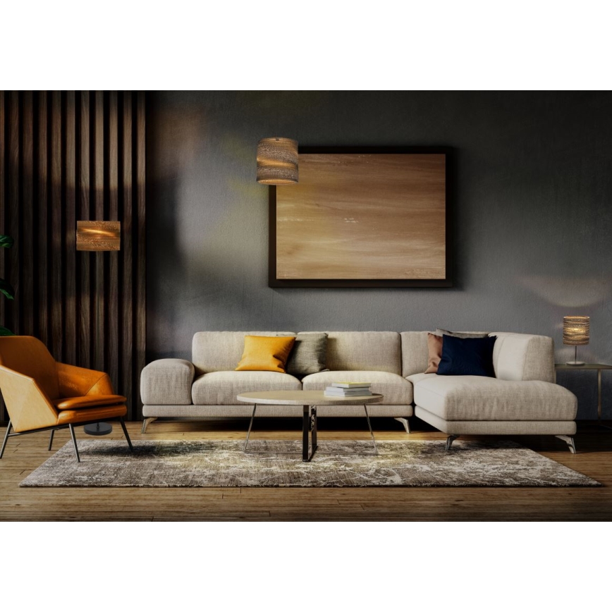 Ledvance - Lustra ar auklu DECOR CARDBOARD 1xE27/15W/230V d. 25 cm