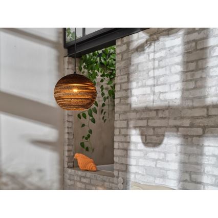Ledvance - Lustra ar auklu DECOR CARDBOARD 1xE27/15W/230V d. 26 cm