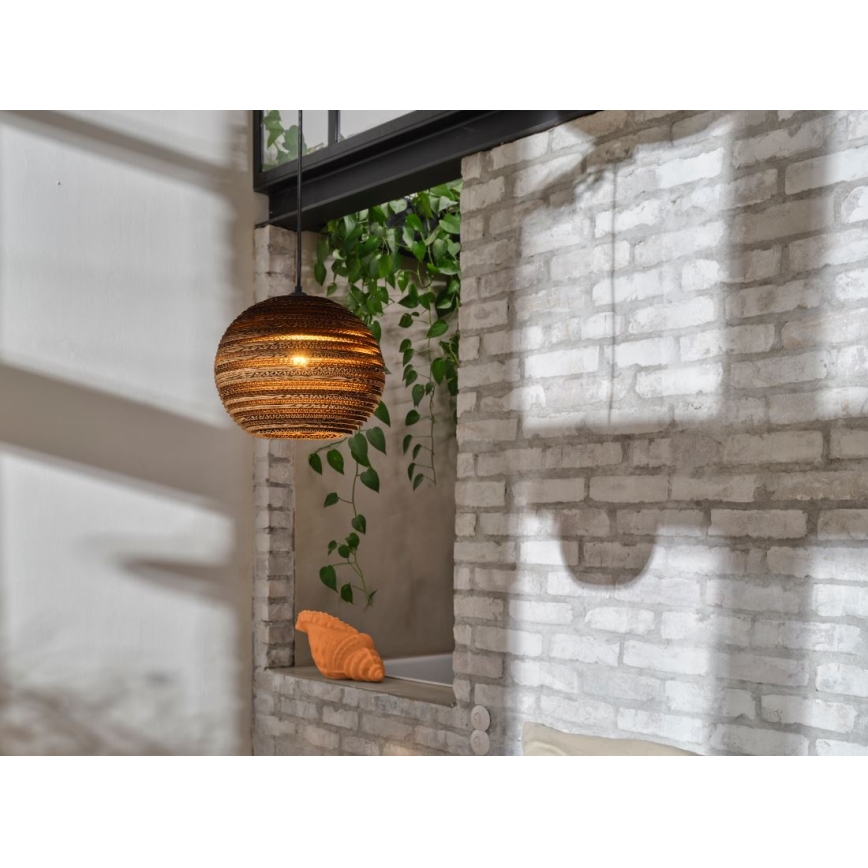 Ledvance - Lustra ar auklu DECOR CARDBOARD 1xE27/15W/230V d. 26 cm