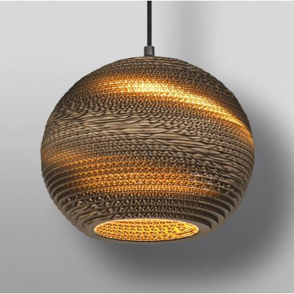 Ledvance - Lustra ar auklu DECOR CARDBOARD 1xE27/15W/230V d. 26 cm