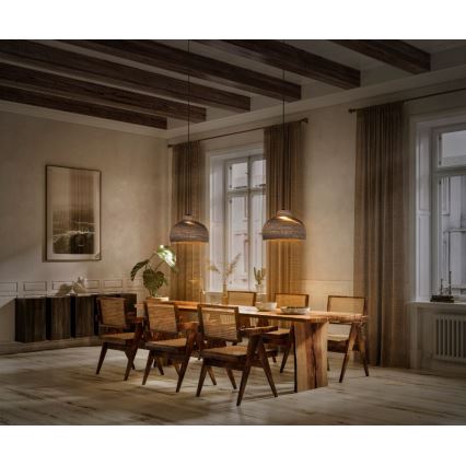 Ledvance - Lustra ar auklu DECOR CARDBOARD 1xE27/15W/230V d. 36 cm