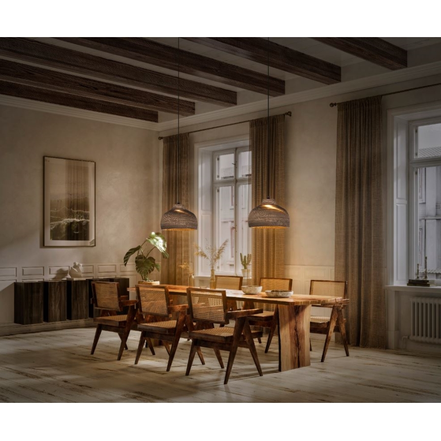 Ledvance - Lustra ar auklu DECOR CARDBOARD 1xE27/15W/230V d. 36 cm