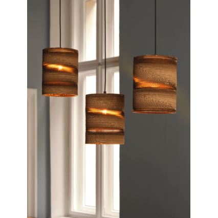 Ledvance - Lustra ar auklu DECOR CARDBOARD 3xE27/15W/230V