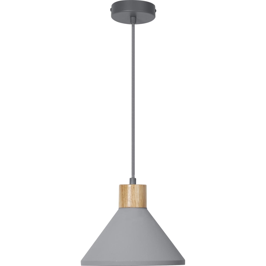 Ledvance - Lustra ar auklu DECOR CONCRETE 1xE27/15W/230V d. 22 cm betons pelēka
