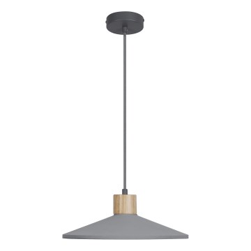 Ledvance - Lustra ar auklu DECOR CONCRETE 1xE27/15W/230V d. 32 cm betons pelēka