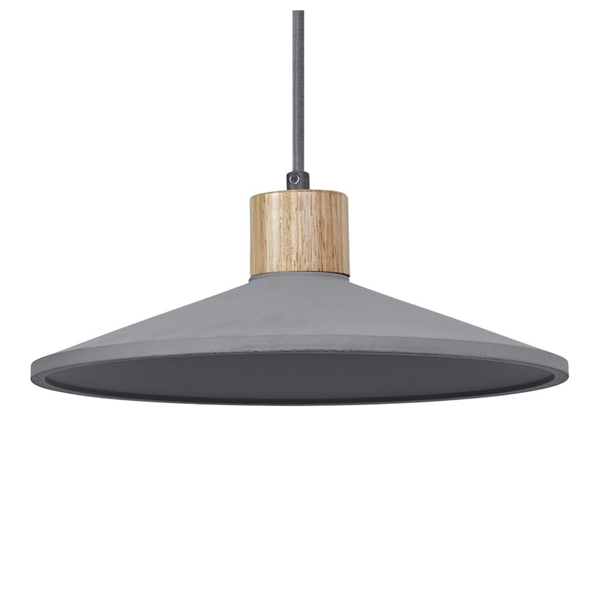 Ledvance - Lustra ar auklu DECOR CONCRETE 1xE27/15W/230V d. 32 cm betons pelēka