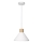 Ledvance - Lustra ar auklu DECOR PLASTER 1xE27/25W/230V d. 22 cm ģipsis balta