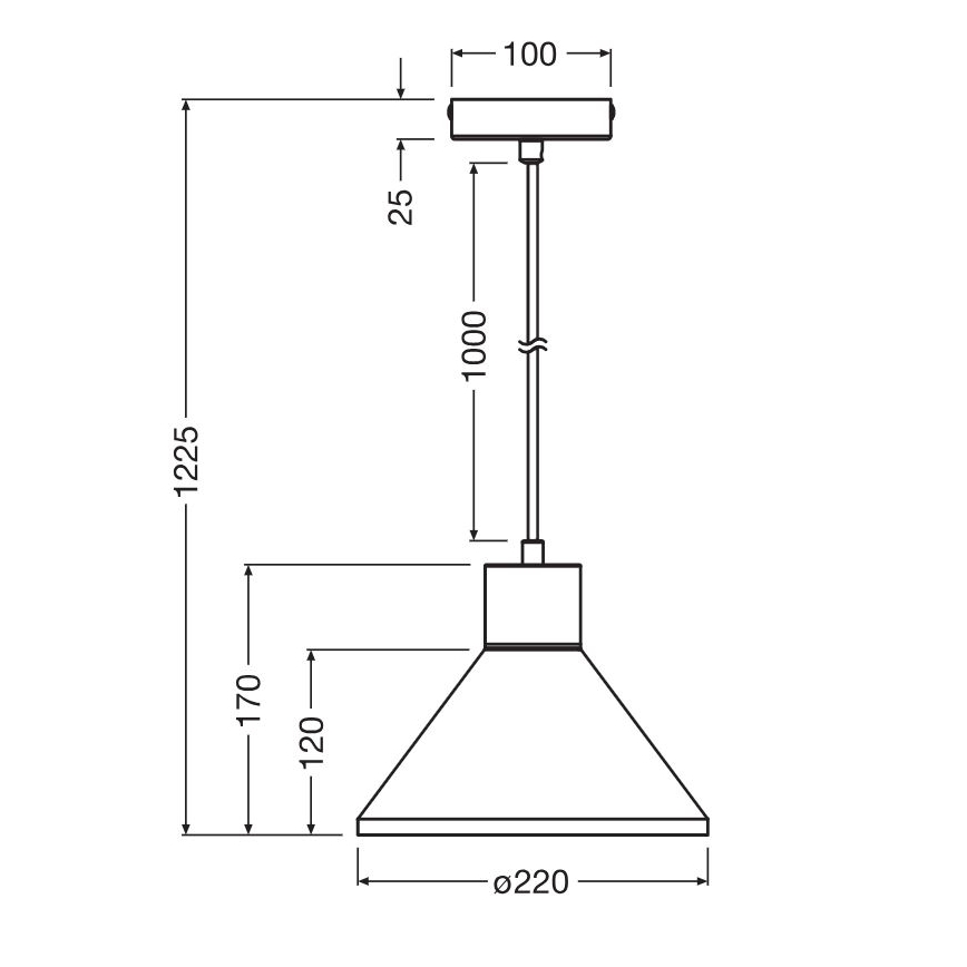 Ledvance - Lustra ar auklu DECOR PLASTER 1xE27/25W/230V d. 22 cm ģipsis balta