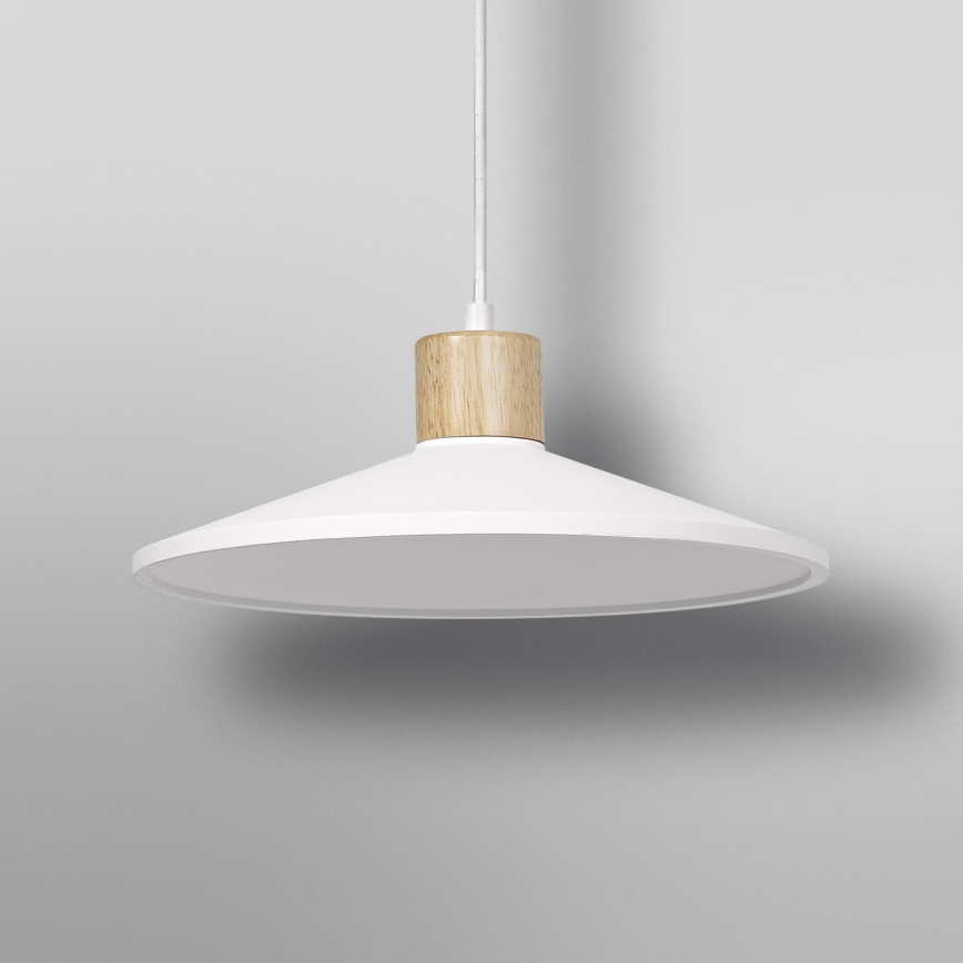 Ledvance - Lustra ar auklu DECOR PLASTER 1xE27/25W/230V d. 32 cm ģipsis balta