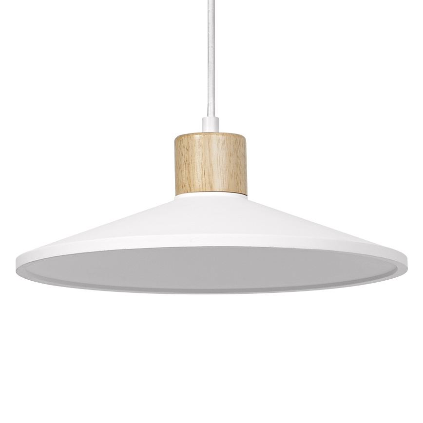 Ledvance - Lustra ar auklu DECOR PLASTER 1xE27/25W/230V d. 32 cm ģipsis balta