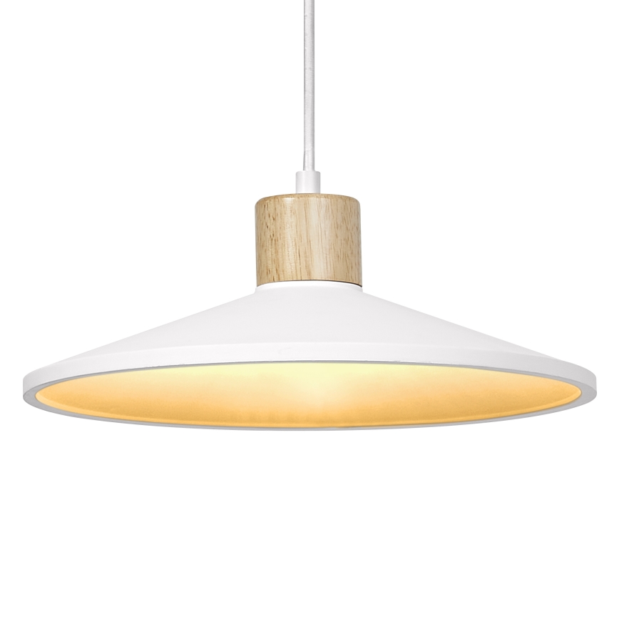 Ledvance - Lustra ar auklu DECOR PLASTER 1xE27/25W/230V d. 32 cm ģipsis balta