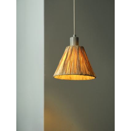 Ledvance - Lustra ar auklu DECOR RAFFIA 1xE27/15W/230V