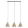 Ledvance - Lustra ar auklu DECOR RAFFIA 3xE27/15W/230V raffia bast