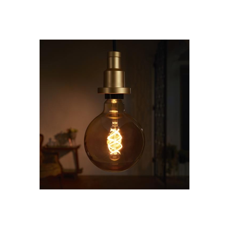 Ledvance - Lustra uz auklas PENDULUM 1xE27/60W/230V zelta