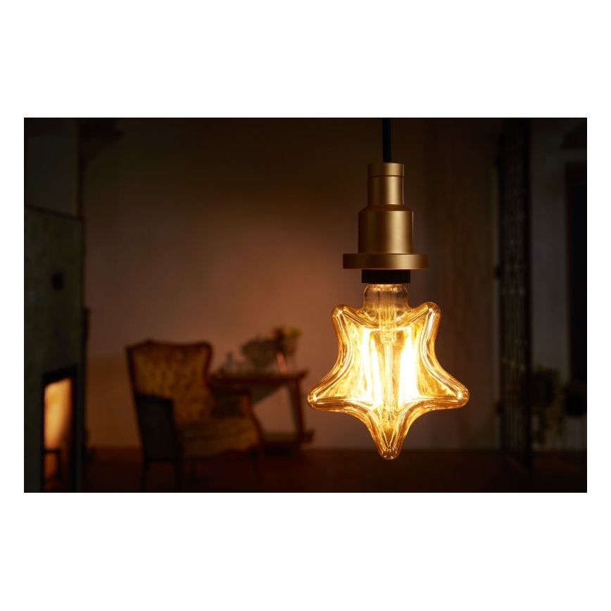 Ledvance - Lustra uz auklas PENDULUM 1xE27/60W/230V zelta