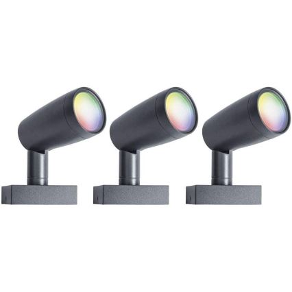 Ledvance - SET 3x LED RGBW Āra lampa SMART+ SPOT 3xLED/4,5W/230V IP65 Wi-Fi