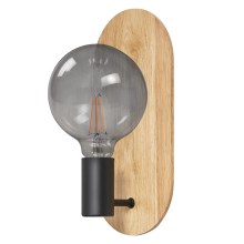Ledvance - Sienas lampa DECOR WOOD 1xE27/8W/230V