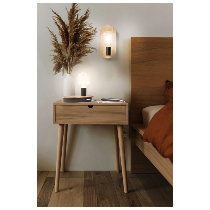 Ledvance - Sienas lampa DECOR WOOD 1xE27/8W/230V