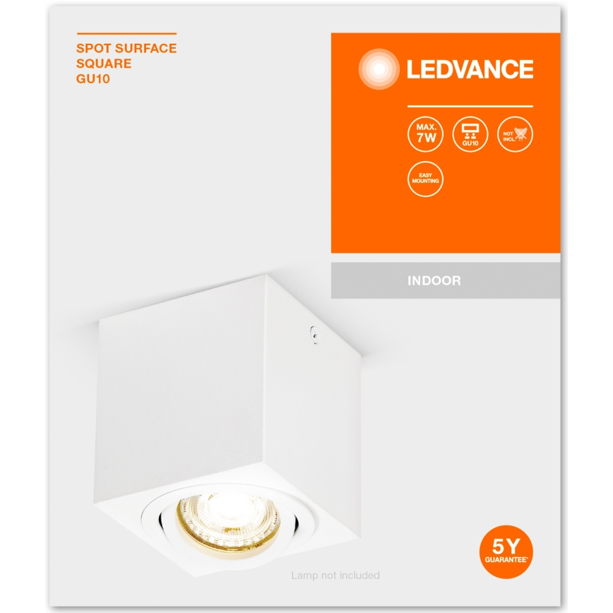 Ledvance - Starmetis SPOT 1xGU10/7W/230V balta
