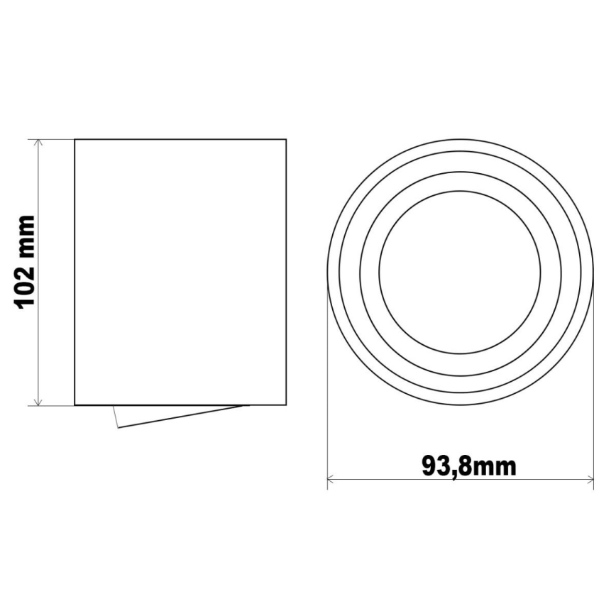 Ledvance - Starmetis TUBA 1xGU10/50W/230V