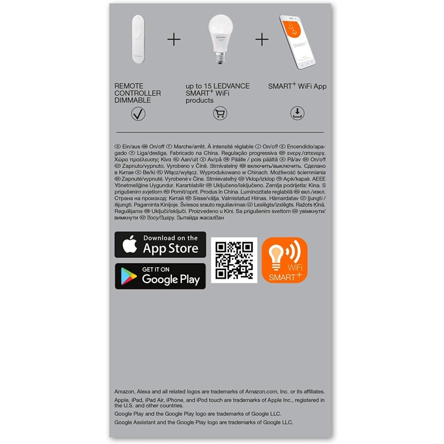 Ledvance - Tālvadības pults SMART+ 2xAAA Wi-Fi
