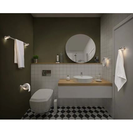 Ledvance - Vannas istabas sienas pakaramais ar LED aizmugurējais apgaismojums IP44 3xAAA