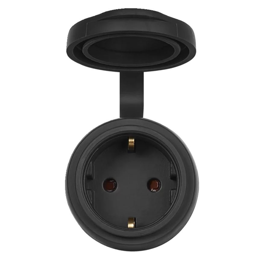 Ledvance - Viedā āra kontaktligzda SMART+ 3680W/230V/Tips F/SCHUKO 16A IP44 melna